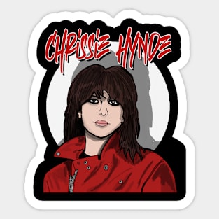 Chrissie Hynde of The Pretenders Sticker